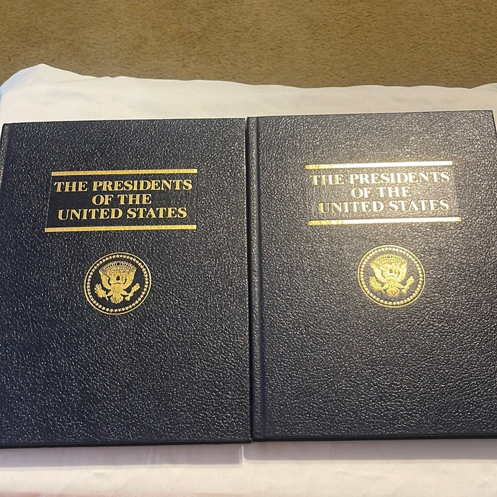 Set of the presidents of the United States books.